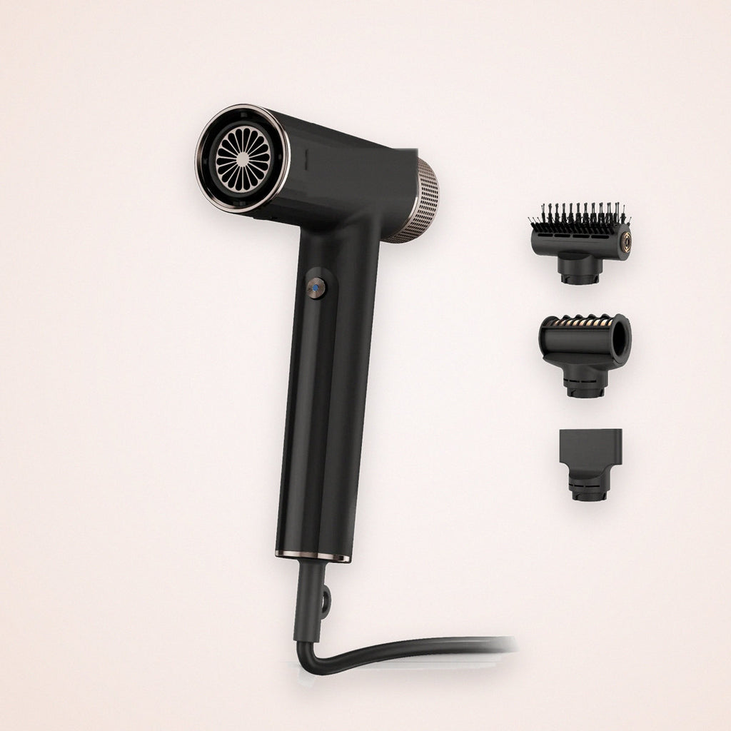 High-Velocity Hair Dryer with 3 Styling Attachments, photo 1