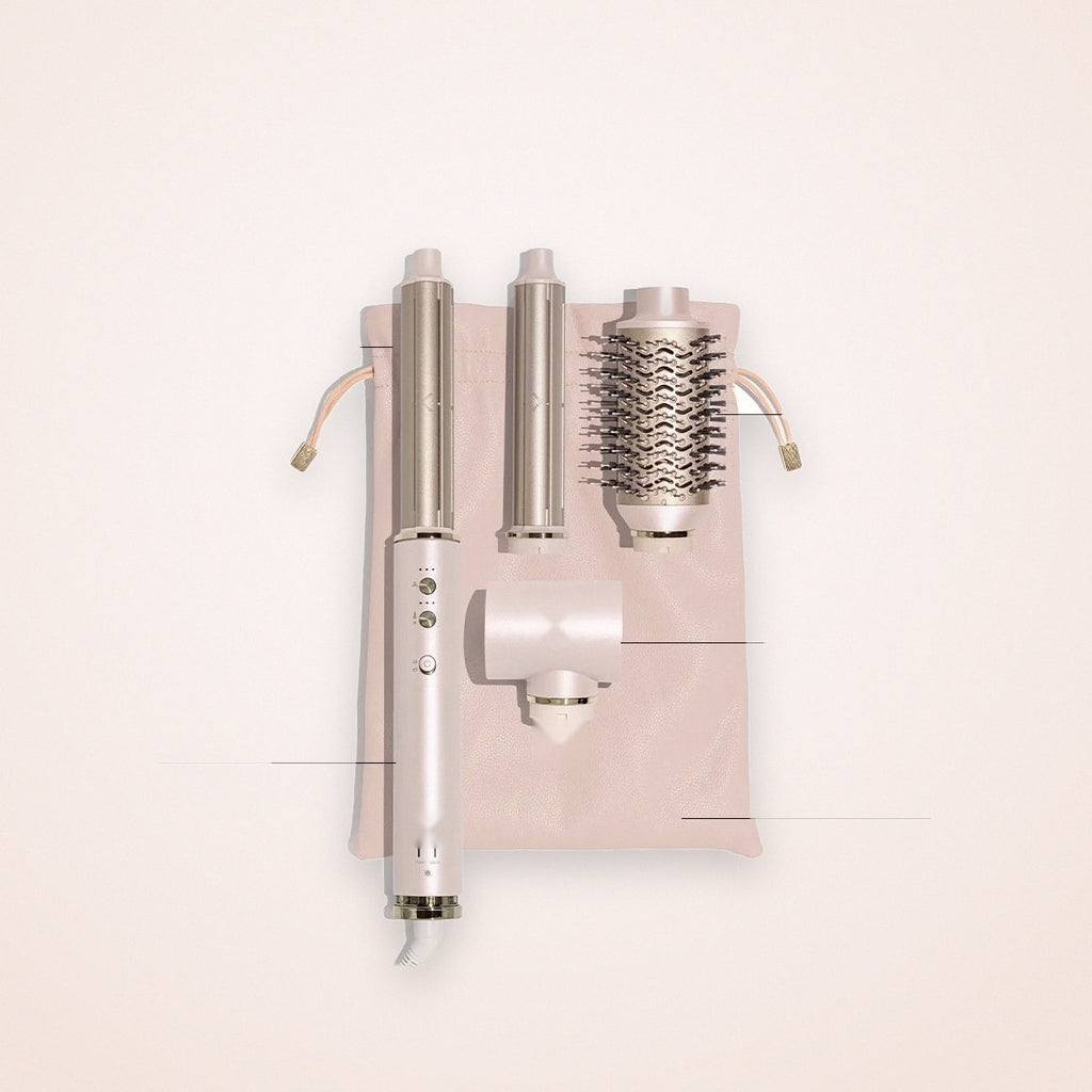 Ceramic Dual Voltage Air Styler with Curling Attachments, photo 2