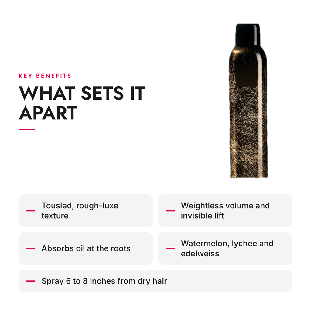 Key benefits of the Dry Texturizing and Volumizing Hair Spray, 8.5 oz