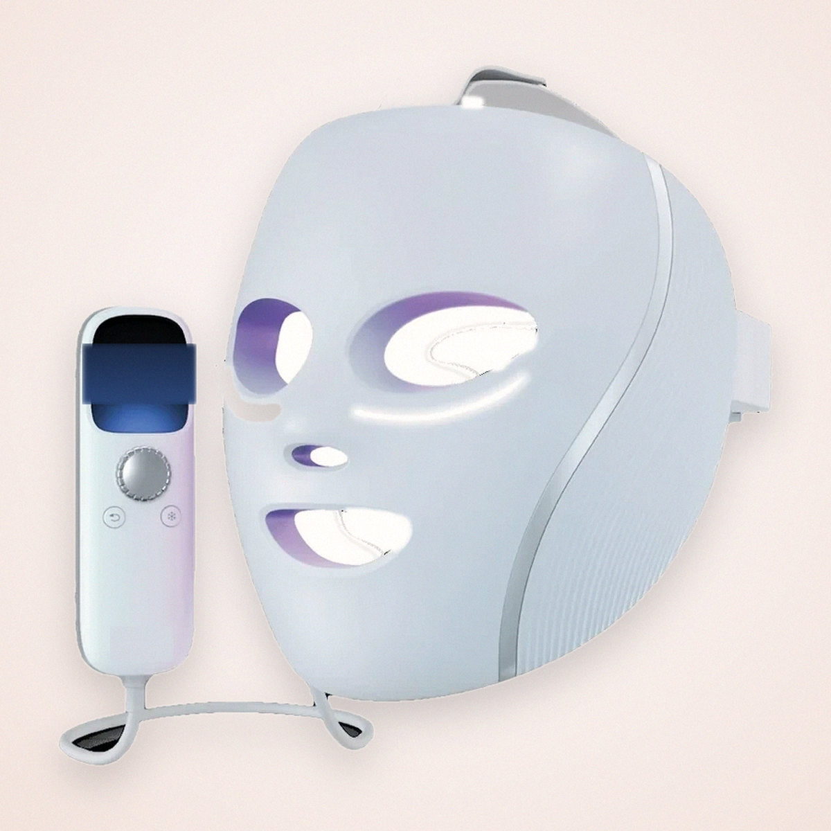 LED Face Mask with Red, Blue and Infrared Light and Under-Eye Cooling, photo 1