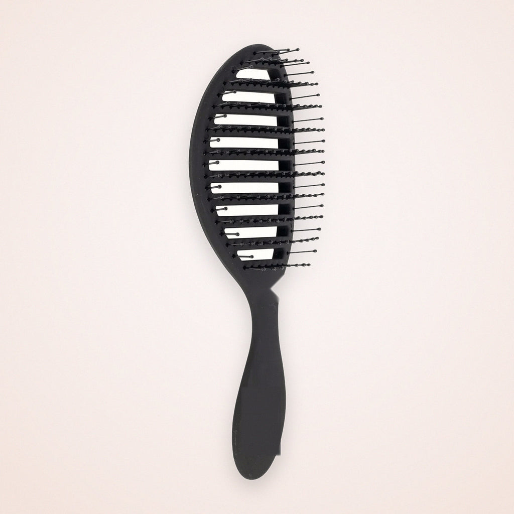 Vented Blow-Dry Hair Brush with Heat-Safe Bristles, Black, photo 2
