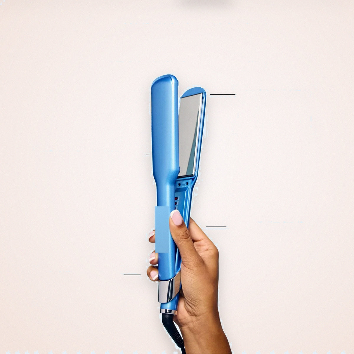 Titanium Flat Iron with 1.5 inch Floating Plates, up to 450°F, photo 5