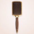 Ionic Paddle Brush with Cushion and Retractable Sectioning Pick, photo 1