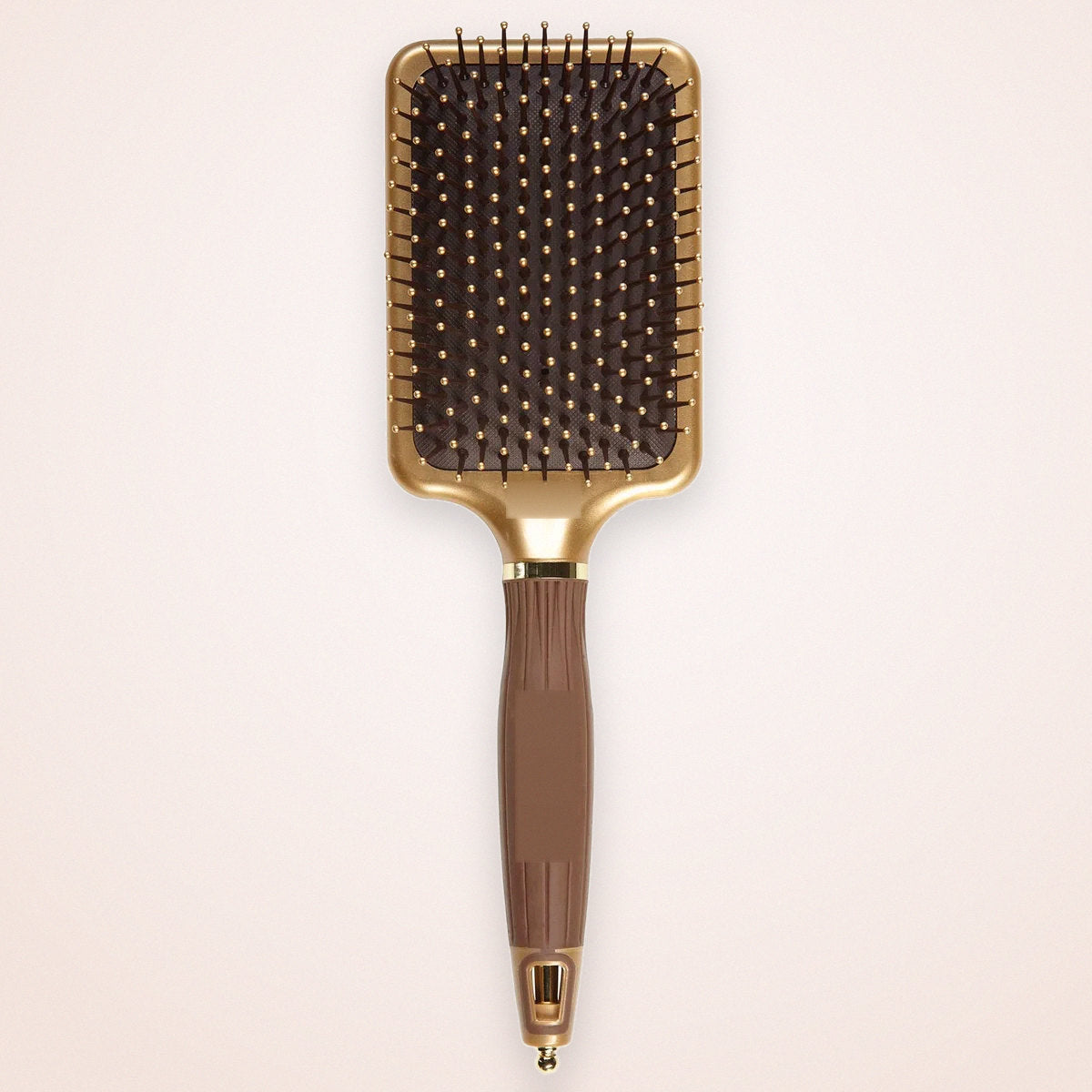Ionic Paddle Brush with Cushion and Retractable Sectioning Pick, photo 1