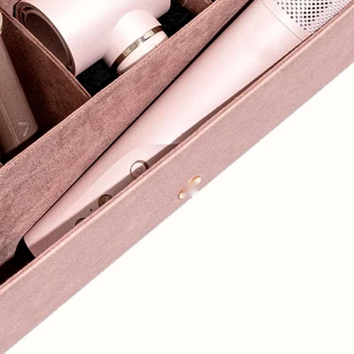 Vegan Suede Carrying Case for Air Styler and Attachments, photo 3