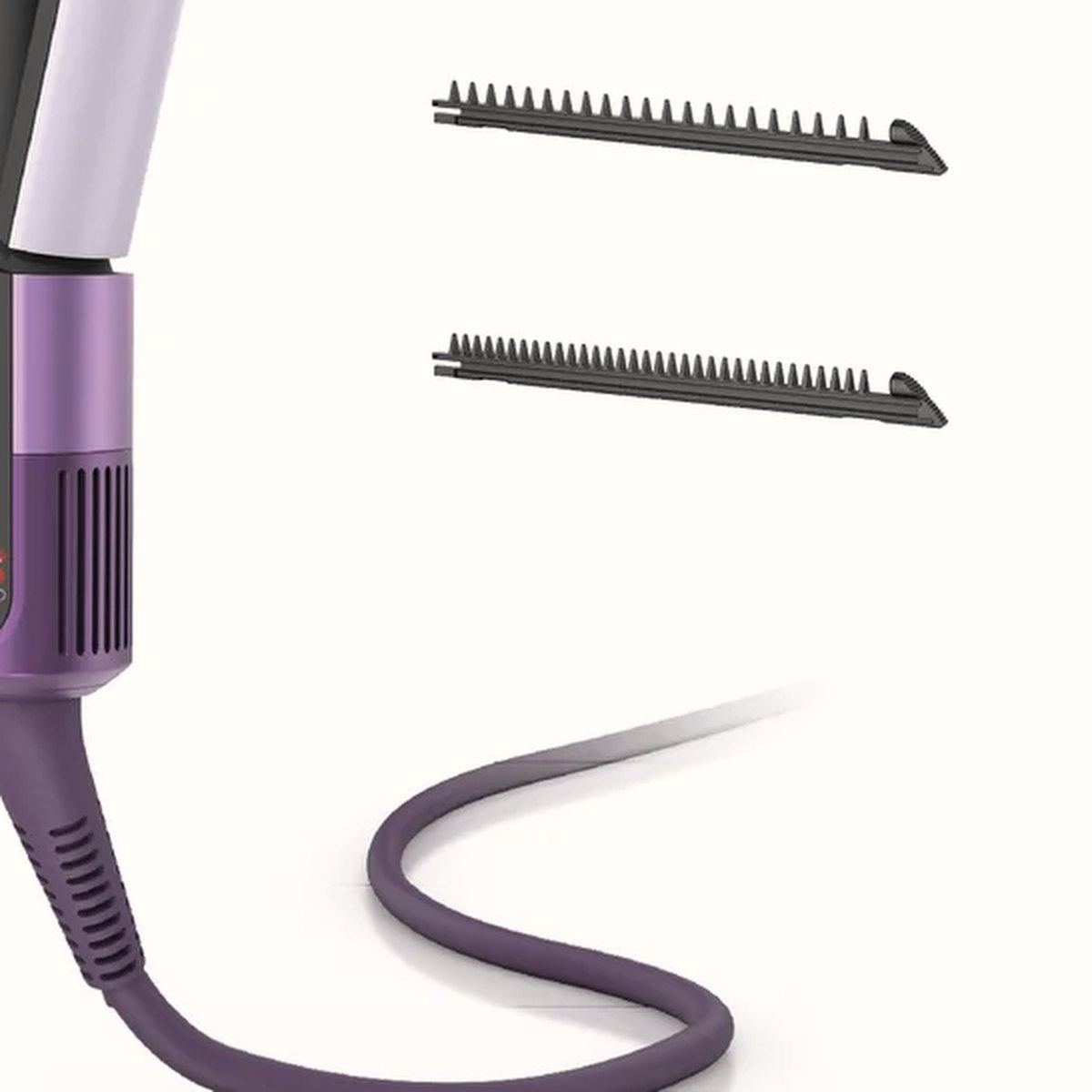 Wet-to-Dry Air Straightener with Ceramic Plates and 3 Combs, photo 3