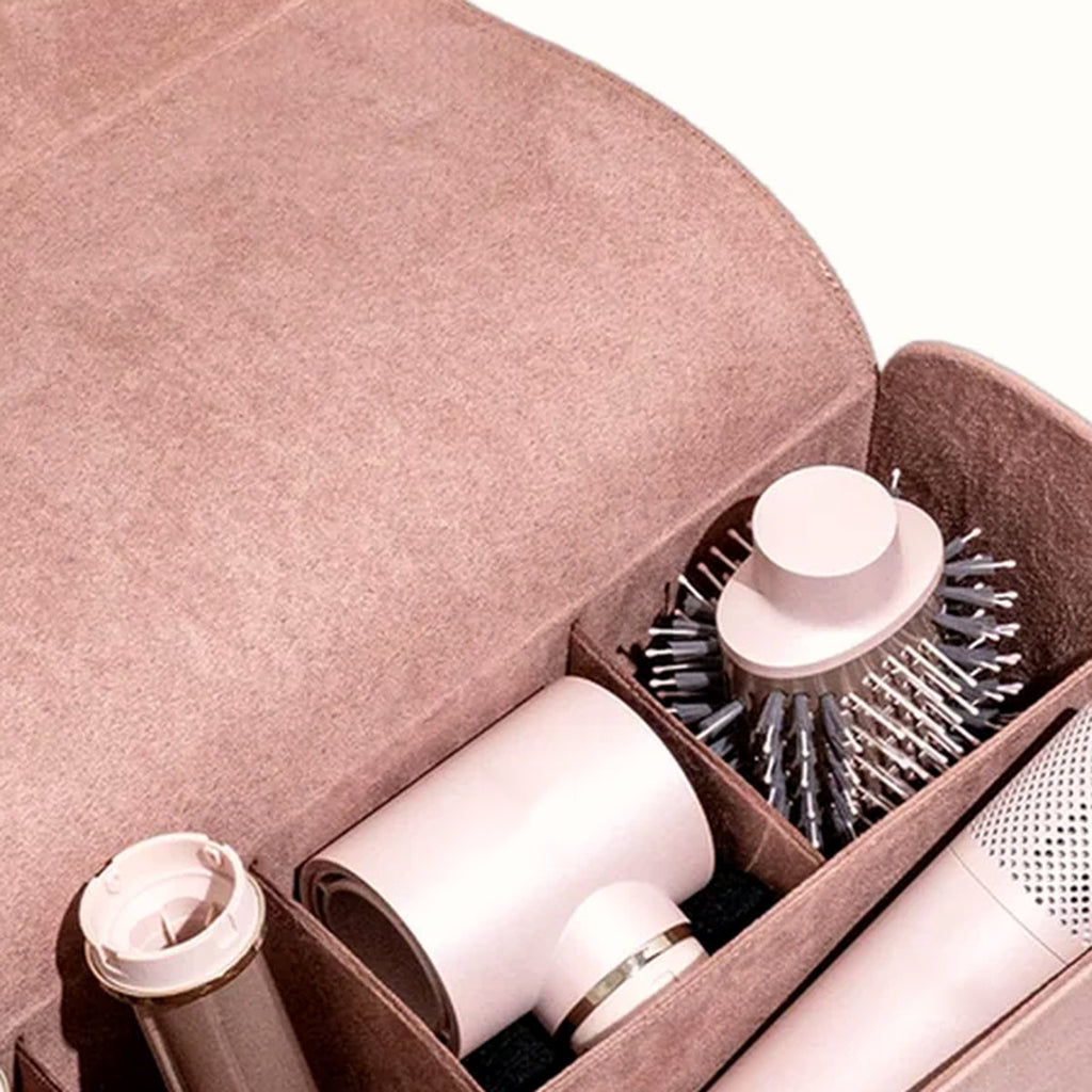 Vegan Suede Carrying Case for Air Styler and Attachments, photo 2