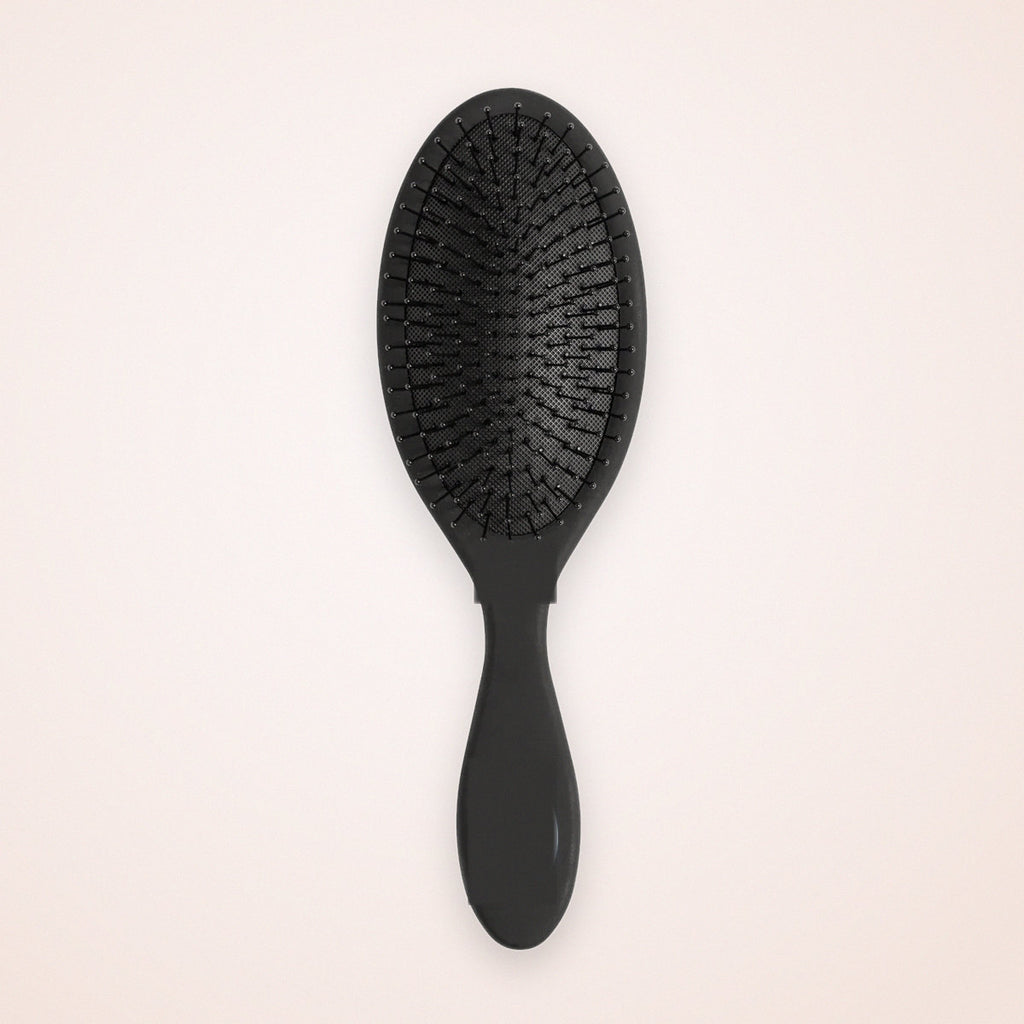 Detangling Hair Brush with Flexible Bristles, Black, photo 1