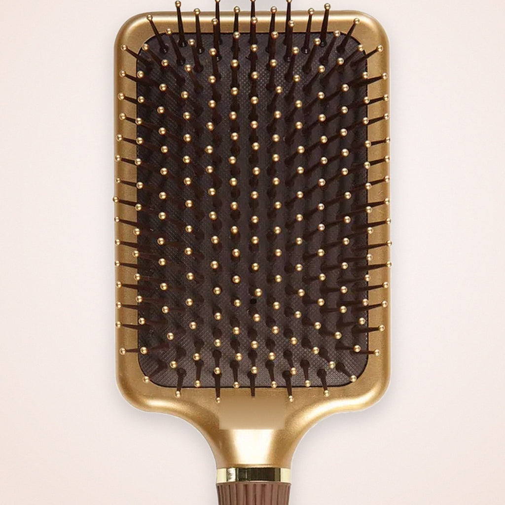 Ionic Paddle Brush with Cushion and Retractable Sectioning Pick, photo 3