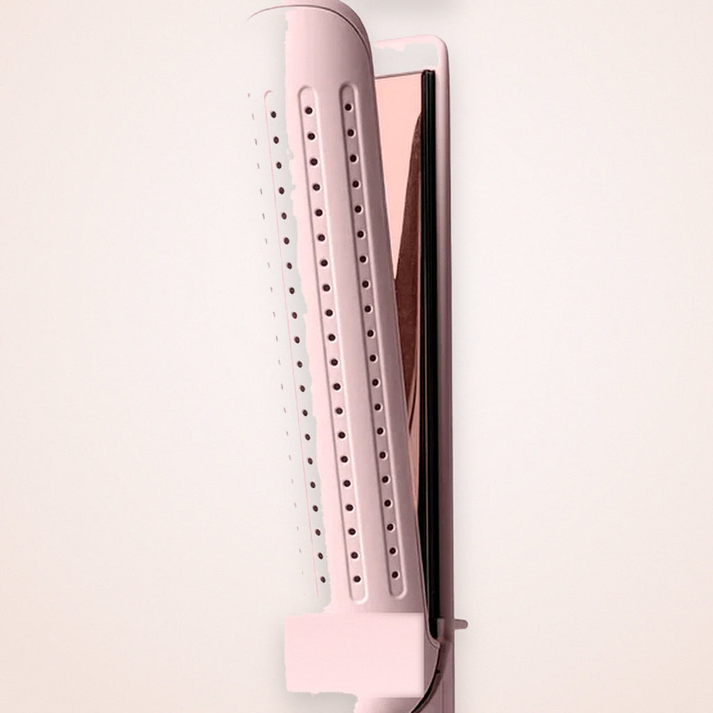 2-in-1 Titanium Curling and Straightening Iron with Cooling Air Vents, photo 2