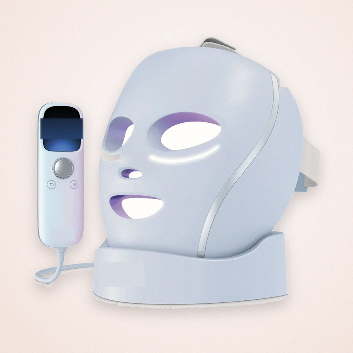 LED Face Mask with Under-Eye Cooling + Charging Stand, photo 1