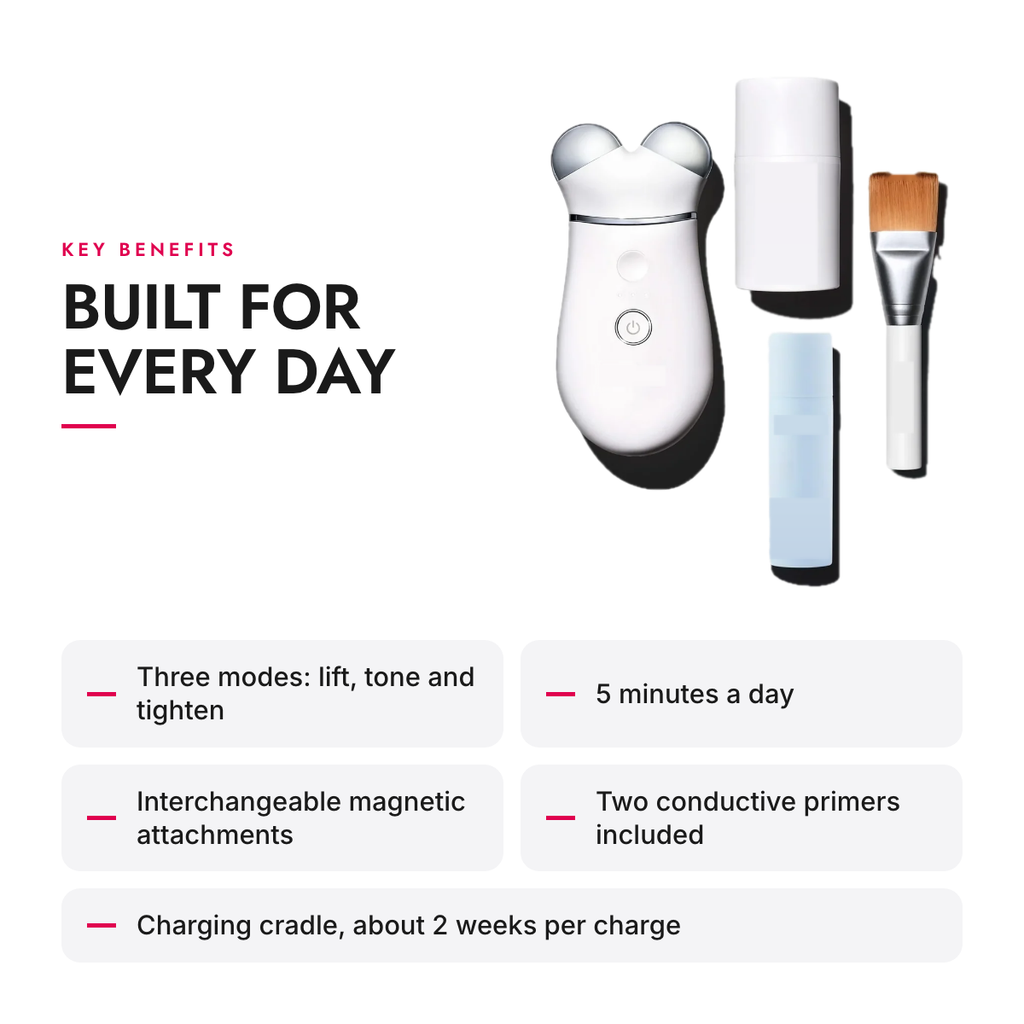 Key benefits of the Microcurrent Facial Toning Device Kit with Interchangeable Attachment