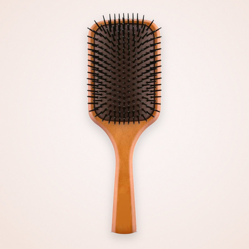 Wooden Paddle Hair Brush for Detangling and Blow-Drying, photo 1