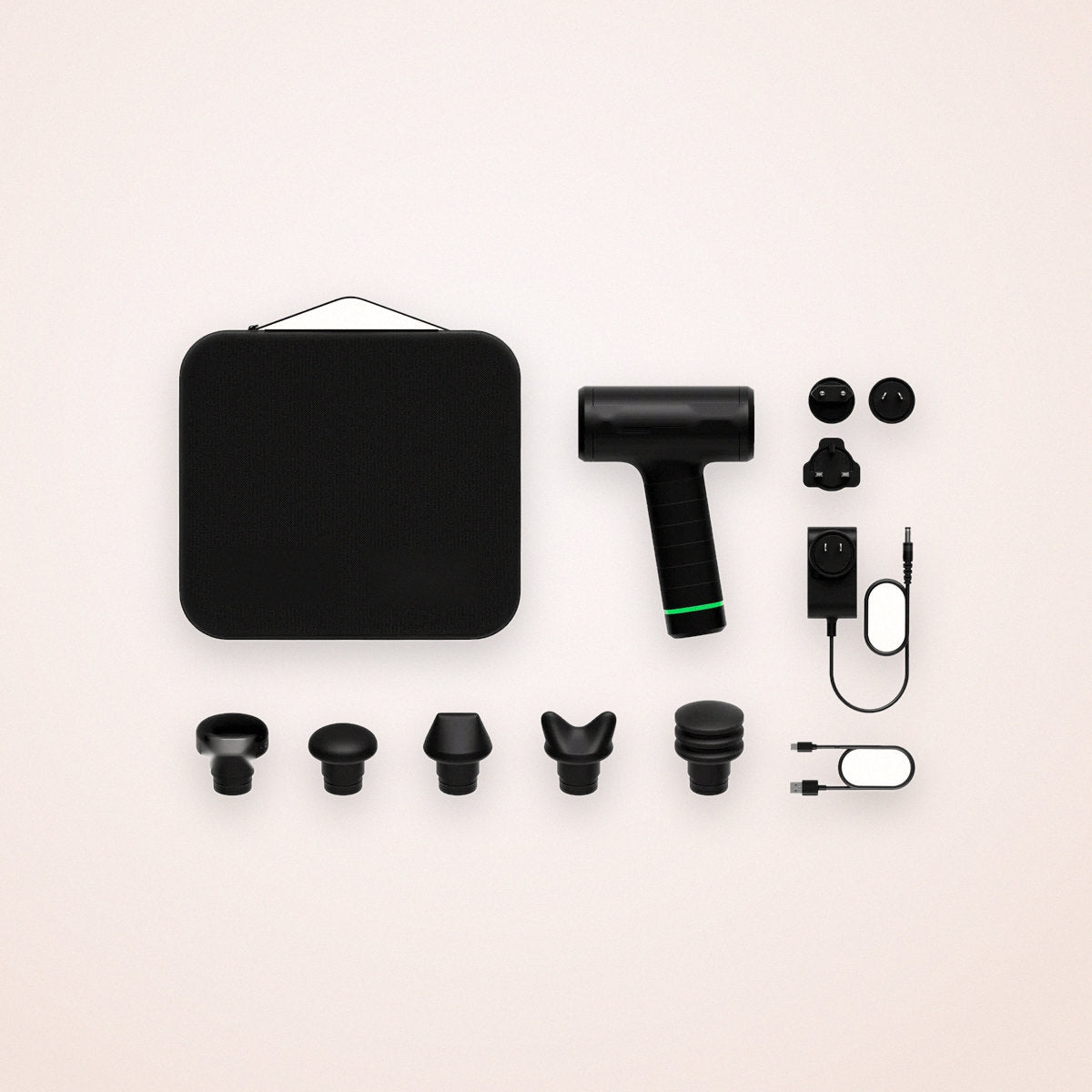 Percussion Massage Gun with Heated Head and 5 Attachments, photo 4