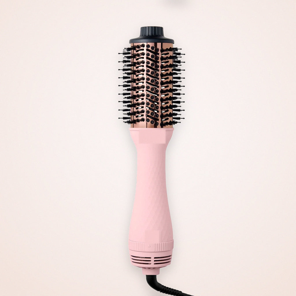 2-in-1 Titanium Blow-Dryer Brush, 60mm Oval Barrel, photo 1