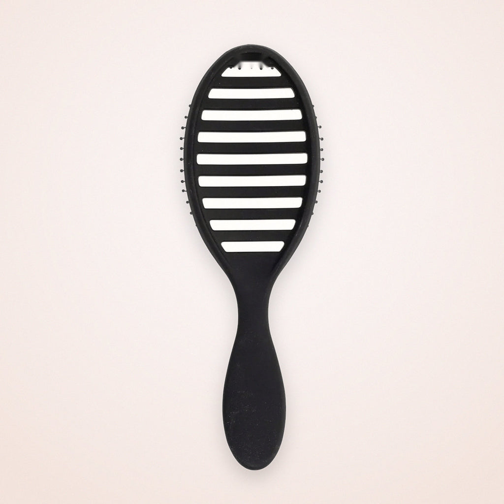 Vented Blow-Dry Hair Brush with Heat-Safe Bristles, Black, photo 4