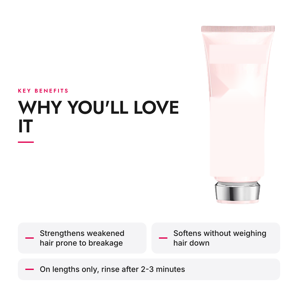 Key benefits of the Lightweight Strengthening Conditioner for Breakage-Prone Hair, 200 ml