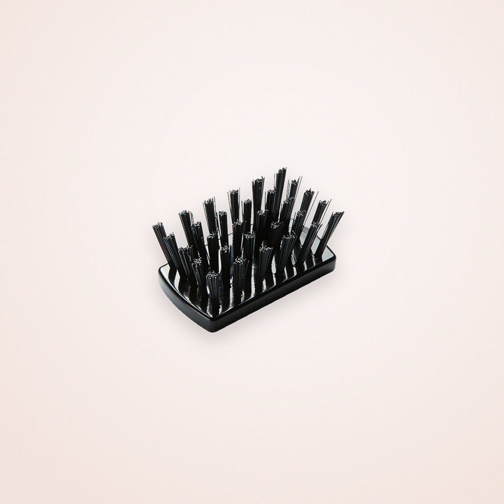 Large Boar Bristle and Nylon Cushion Hairbrush, Dark Ruby, photo 5