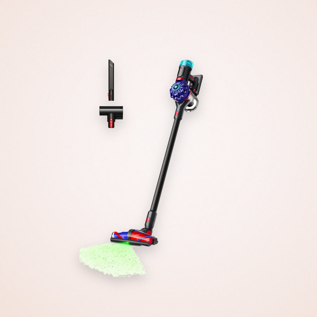 Cordless Stick Vacuum with Conical Brush Bars, Dust Light and HEPA Filtration, photo 1