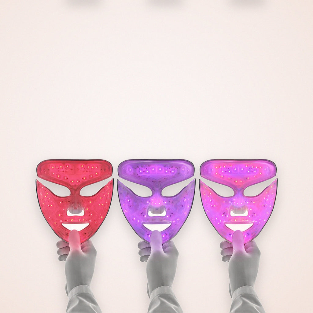 3-Minute Red and Blue LED Face Mask, Cordless, photo 4