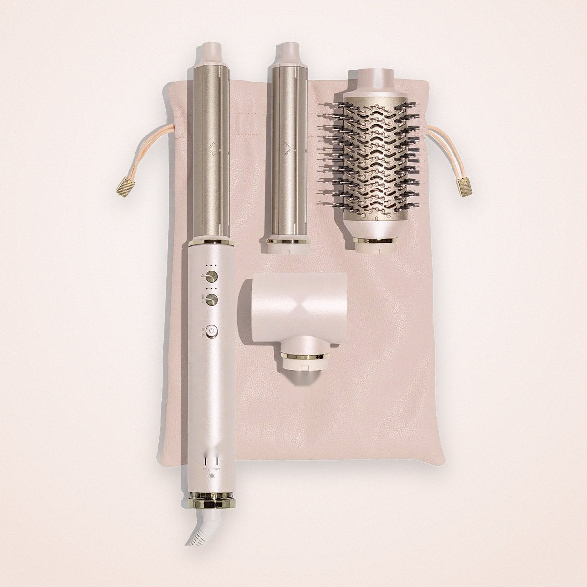 Ceramic Dual Voltage Air Styler with Curling Attachments, photo 4