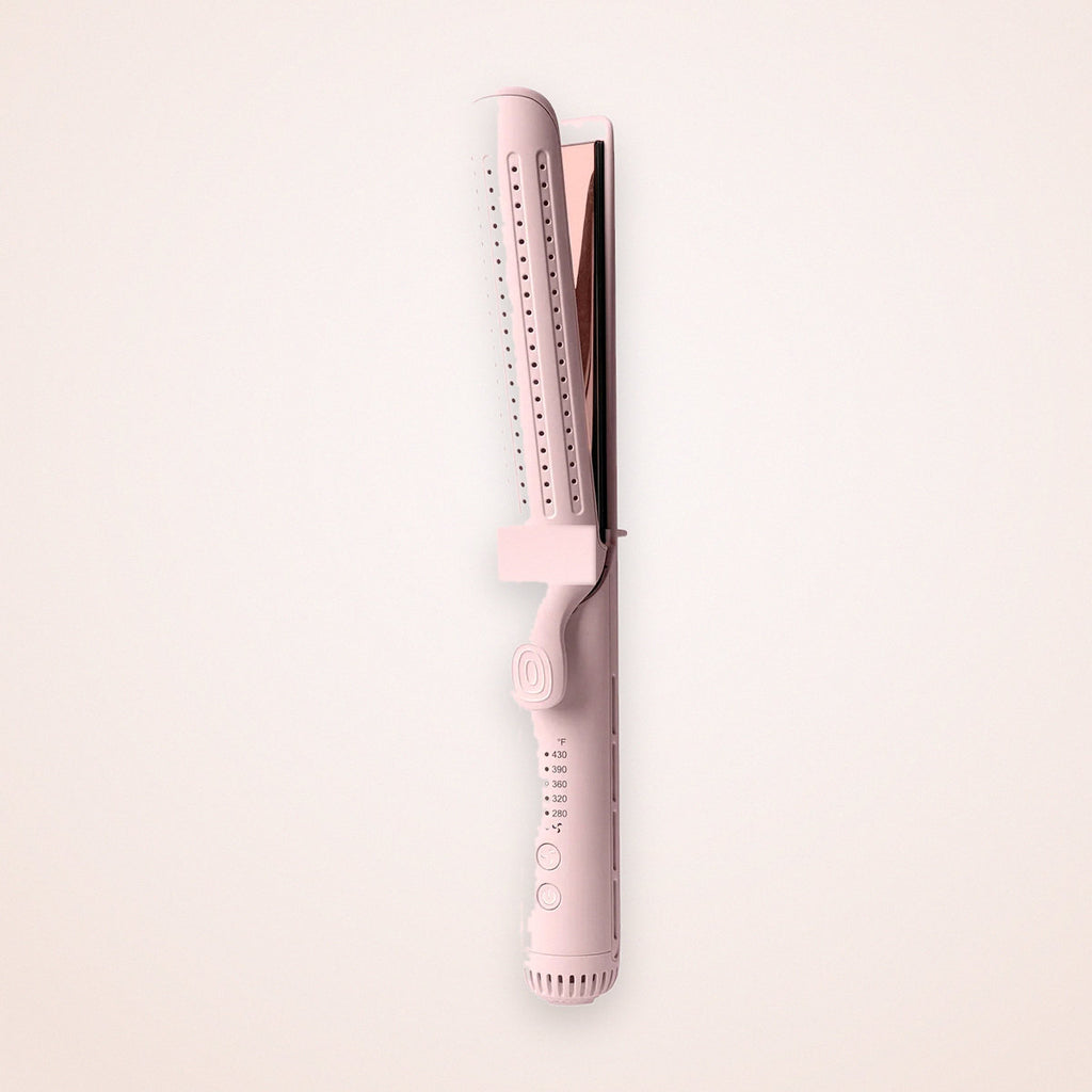 2-in-1 Titanium Curling and Straightening Iron with Cooling Air Vents, photo 1