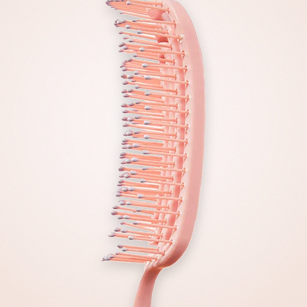 Spiral Detangling Brush for Wet or Dry Hair, Pink, photo 2