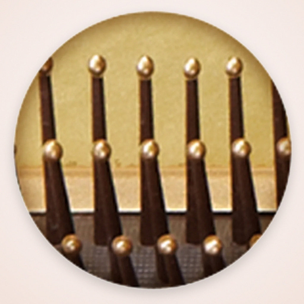 Ionic Paddle Brush with Cushion and Retractable Sectioning Pick, photo 4