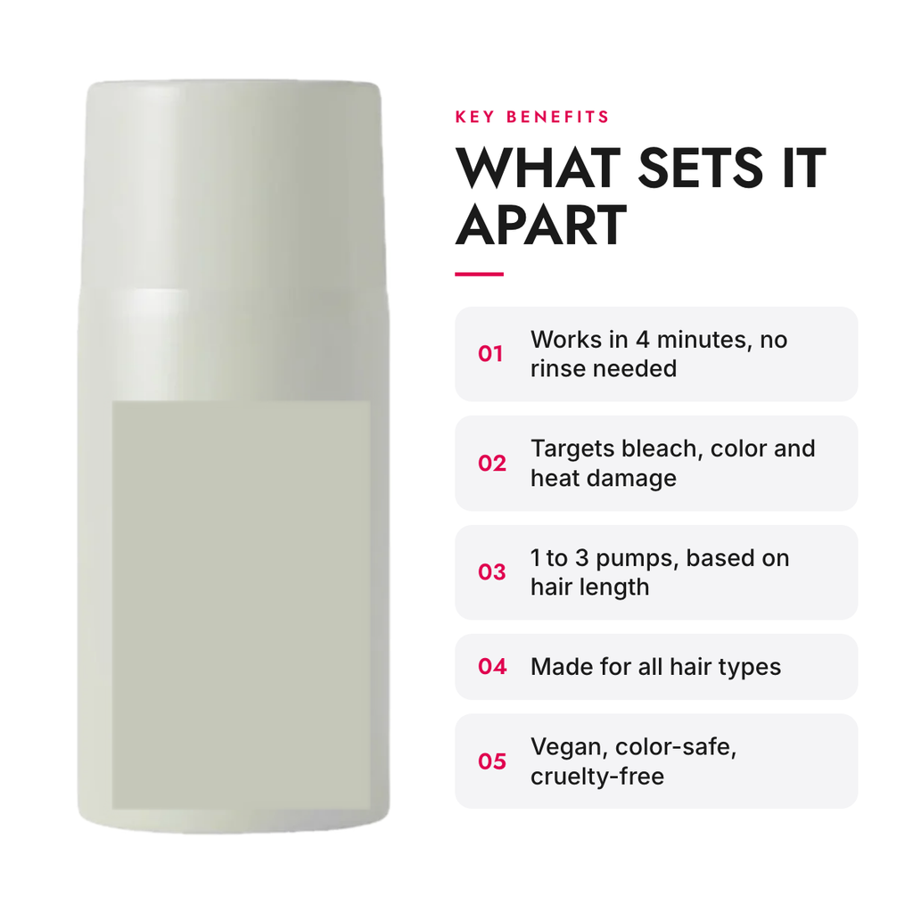 Key benefits of the Leave-In Peptide Repair Hair Mask, 50 ml